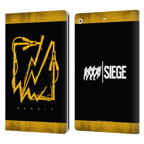 Tom Clancy's Rainbow Six Siege Icons Bandit Leather Book Wallet Case Cover For Apple iPad 10.2 2019/2020/2021