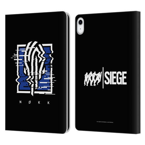 Tom Clancy's Rainbow Six Siege Icons Nokk Leather Book Wallet Case Cover For Apple iPad 10.9 (2022)