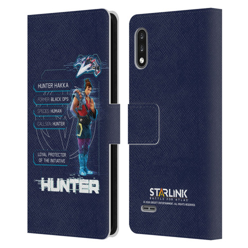 Starlink Battle for Atlas Character Art Hunter Leather Book Wallet Case Cover For LG K22