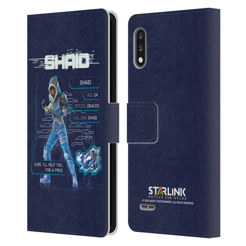 Starlink Battle for Atlas Character Art Shaid 2 Leather Book Wallet Case Cover For LG K22