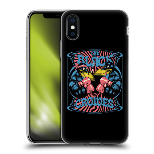 The Black Crowes Graphics Boxing Soft Gel Case for Apple iPhone X / iPhone XS