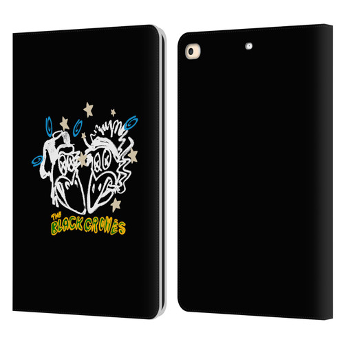 The Black Crowes Graphics Heads Leather Book Wallet Case Cover For Apple iPad 9.7 2017 / iPad 9.7 2018