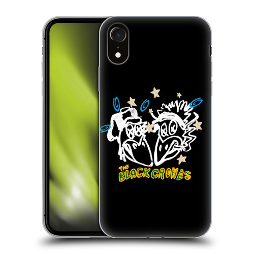 The Black Crowes Graphics Heads Soft Gel Case for Apple iPhone XR