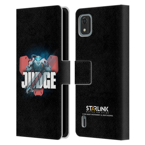 Starlink Battle for Atlas Character Art Judge Leather Book Wallet Case Cover For Nokia C2 2nd Edition