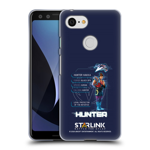Starlink Battle for Atlas Character Art Hunter Soft Gel Case for Google Pixel 3