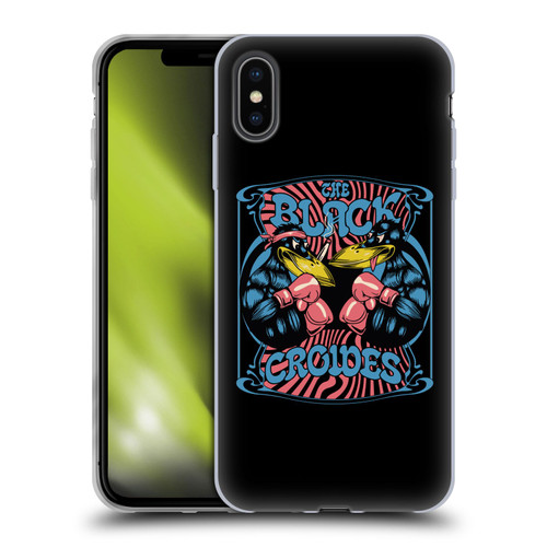 The Black Crowes Graphics Boxing Soft Gel Case for Apple iPhone XS Max