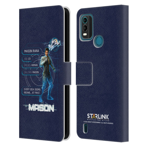 Starlink Battle for Atlas Character Art Mason Leather Book Wallet Case Cover For Nokia G11 Plus