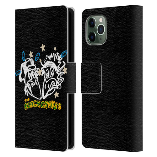 The Black Crowes Graphics Heads Leather Book Wallet Case Cover For Apple iPhone 11 Pro