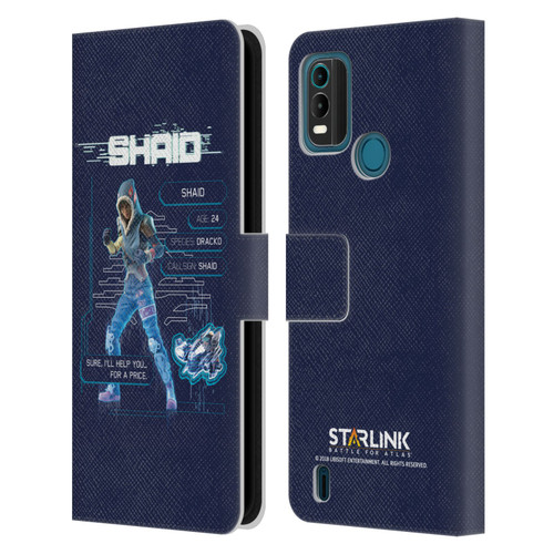 Starlink Battle for Atlas Character Art Shaid 2 Leather Book Wallet Case Cover For Nokia G11 Plus