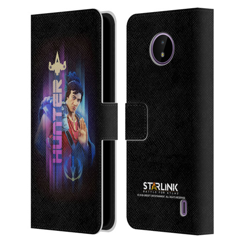 Starlink Battle for Atlas Character Art Hunter Hakka Leather Book Wallet Case Cover For Nokia C10 / C20