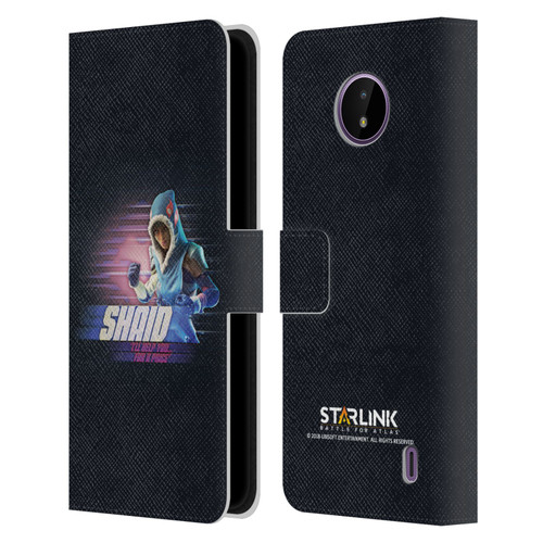 Starlink Battle for Atlas Character Art Shaid Leather Book Wallet Case Cover For Nokia C10 / C20