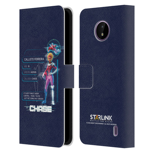 Starlink Battle for Atlas Character Art Chase Leather Book Wallet Case Cover For Nokia C10 / C20