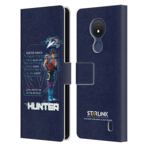 Starlink Battle for Atlas Character Art Hunter Leather Book Wallet Case Cover For Nokia C21