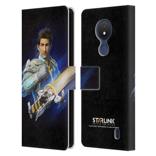 Starlink Battle for Atlas Character Art Mason Arana Leather Book Wallet Case Cover For Nokia C21