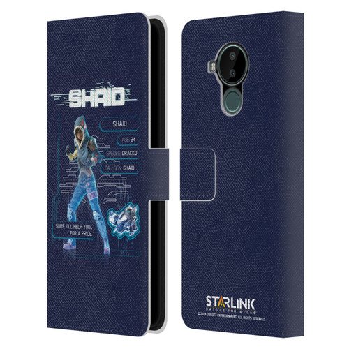Starlink Battle for Atlas Character Art Shaid 2 Leather Book Wallet Case Cover For Nokia C30