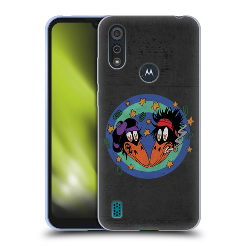 The Black Crowes Graphics Distressed Soft Gel Case for Motorola Moto E6s (2020)