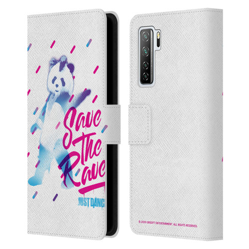 Just Dance Artwork Compositions Save The Rave Leather Book Wallet Case Cover For Huawei Nova 7 SE/P40 Lite 5G
