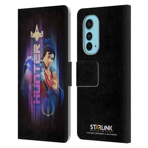 Starlink Battle for Atlas Character Art Hunter Hakka Leather Book Wallet Case Cover For Motorola Edge (2022)