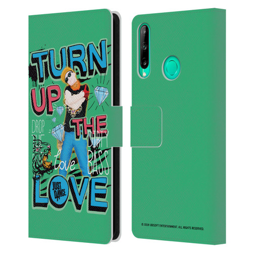 Just Dance Artwork Compositions Drop The Beat Leather Book Wallet Case Cover For Huawei P40 lite E