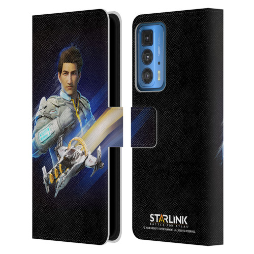 Starlink Battle for Atlas Character Art Mason Arana Leather Book Wallet Case Cover For Motorola Edge 20 Pro
