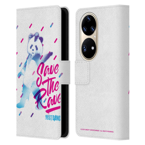 Just Dance Artwork Compositions Save The Rave Leather Book Wallet Case Cover For Huawei P50 Pro