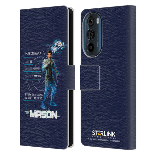 Starlink Battle for Atlas Character Art Mason Leather Book Wallet Case Cover For Motorola Edge 30
