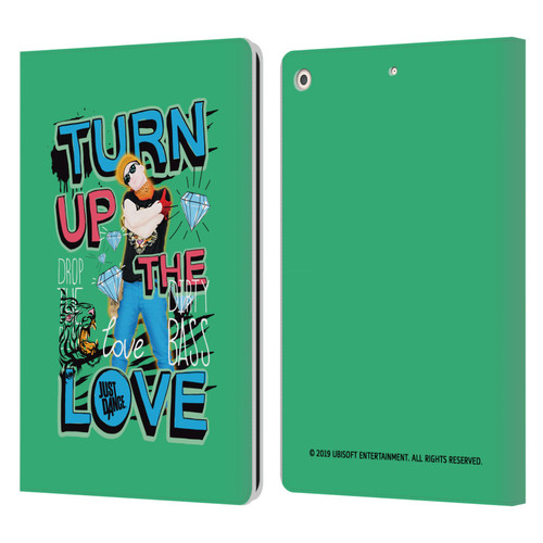 Just Dance Artwork Compositions Drop The Beat Leather Book Wallet Case Cover For Apple iPad 10.2 2019/2020/2021