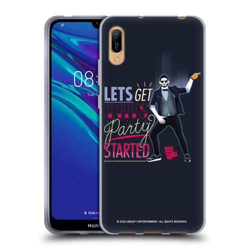 Just Dance Artwork Compositions Party Started Soft Gel Case for Huawei Y6 Pro (2019)