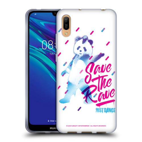 Just Dance Artwork Compositions Save The Rave Soft Gel Case for Huawei Y6 Pro (2019)