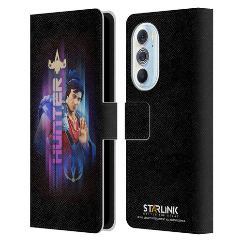 Starlink Battle for Atlas Character Art Hunter Hakka Leather Book Wallet Case Cover For Motorola Edge X30