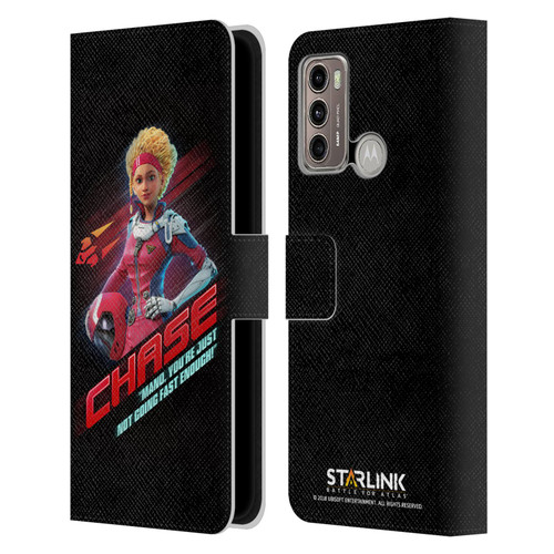 Starlink Battle for Atlas Character Art Calisto Chase Da Silva Leather Book Wallet Case Cover For Motorola Moto G60 / Moto G40 Fusion