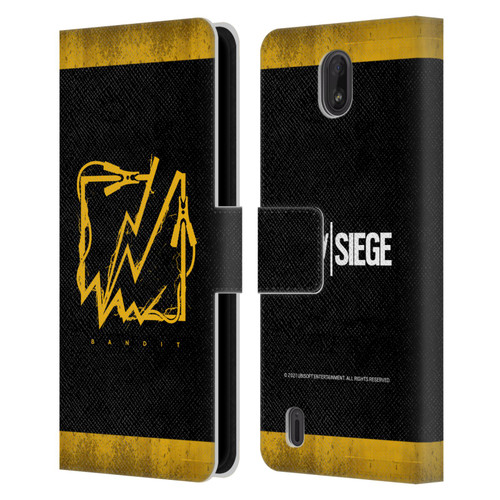 Tom Clancy's Rainbow Six Siege Icons Bandit Leather Book Wallet Case Cover For Nokia C01 Plus/C1 2nd Edition