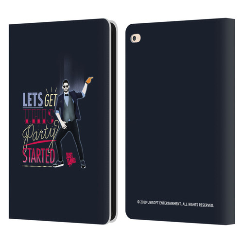 Just Dance Artwork Compositions Party Started Leather Book Wallet Case Cover For Apple iPad Air 2 (2014)
