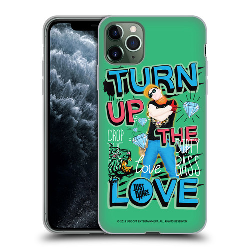 Just Dance Artwork Compositions Drop The Beat Soft Gel Case for Apple iPhone 11 Pro Max