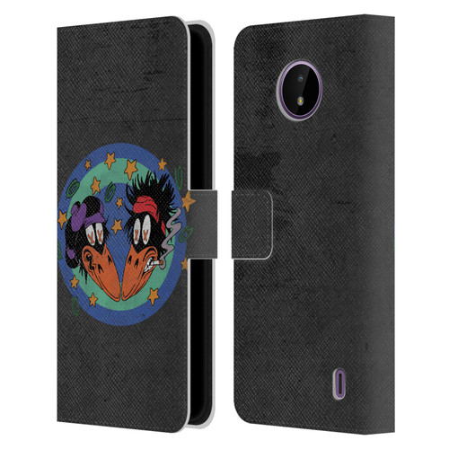 The Black Crowes Graphics Distressed Leather Book Wallet Case Cover For Nokia C10 / C20