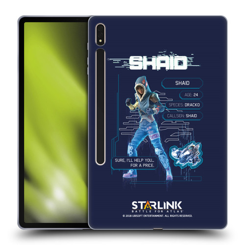 Starlink Battle for Atlas Character Art Shaid 2 Soft Gel Case for Samsung Galaxy Tab S8 Plus