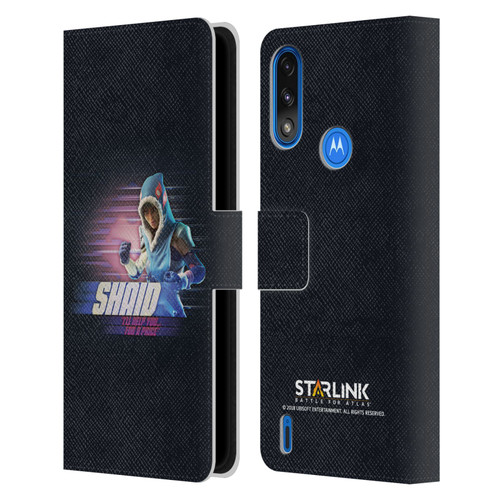 Starlink Battle for Atlas Character Art Shaid Leather Book Wallet Case Cover For Motorola Moto E7 Power / Moto E7i Power