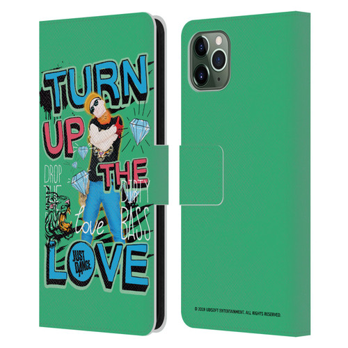 Just Dance Artwork Compositions Drop The Beat Leather Book Wallet Case Cover For Apple iPhone 11 Pro Max