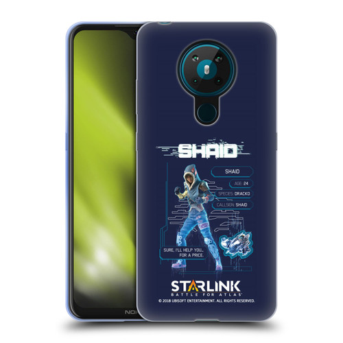 Starlink Battle for Atlas Character Art Shaid 2 Soft Gel Case for Nokia 5.3
