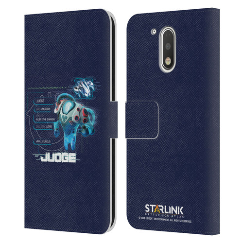 Starlink Battle for Atlas Character Art Judge 2 Leather Book Wallet Case Cover For Motorola Moto G41