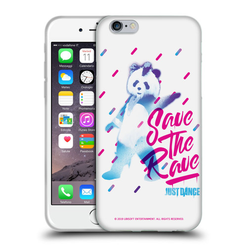 Just Dance Artwork Compositions Save The Rave Soft Gel Case for Apple iPhone 6 / iPhone 6s