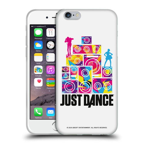 Just Dance Artwork Compositions Silhouette 5 Soft Gel Case for Apple iPhone 6 / iPhone 6s