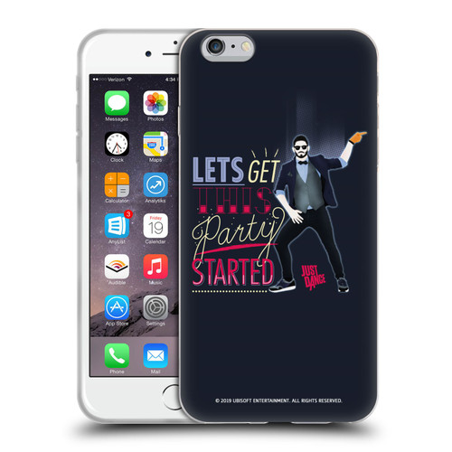Just Dance Artwork Compositions Party Started Soft Gel Case for Apple iPhone 6 Plus / iPhone 6s Plus