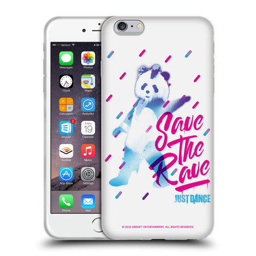 Just Dance Artwork Compositions Save The Rave Soft Gel Case for Apple iPhone 6 Plus / iPhone 6s Plus