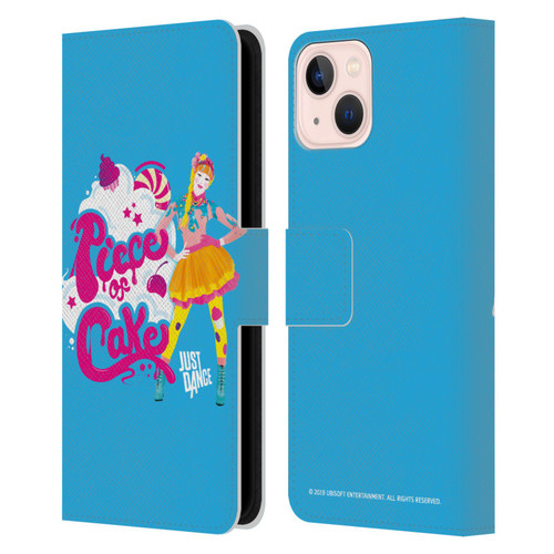 Just Dance Artwork Compositions Piece Of Cake Leather Book Wallet Case Cover For Apple iPhone 13