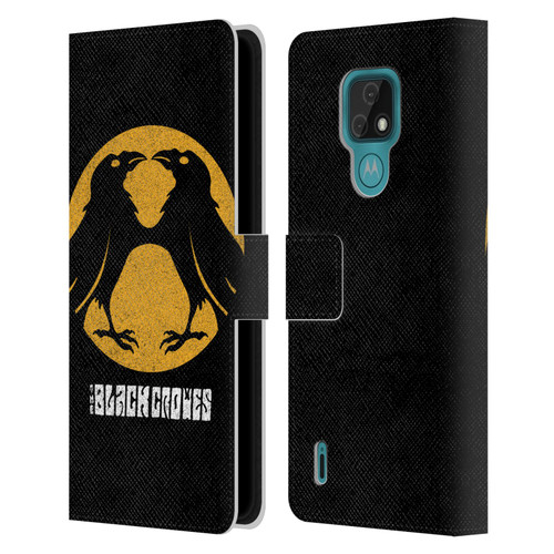 The Black Crowes Graphics Circle Leather Book Wallet Case Cover For Motorola Moto E7