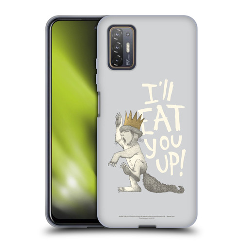 Where the Wild Things Are Literary Graphics Eat You Up Soft Gel Case for HTC Desire 21 Pro 5G