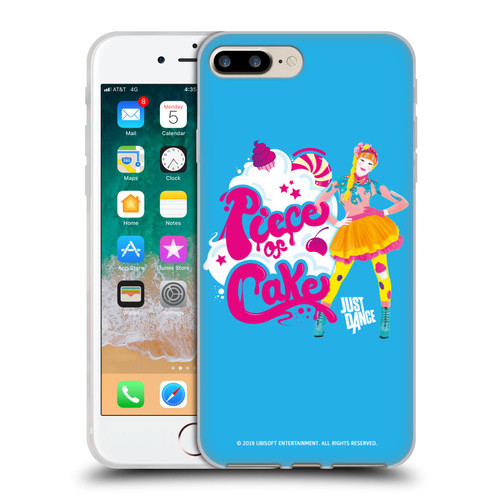 Just Dance Artwork Compositions Piece Of Cake Soft Gel Case for Apple iPhone 7 Plus / iPhone 8 Plus