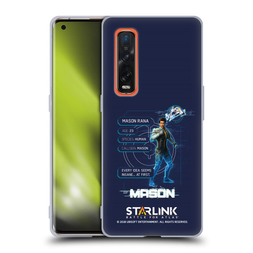 Starlink Battle for Atlas Character Art Mason Soft Gel Case for OPPO Find X2 Pro 5G