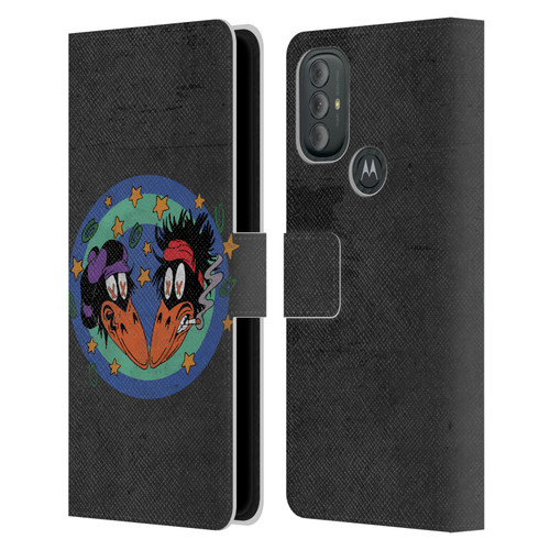 The Black Crowes Graphics Distressed Leather Book Wallet Case Cover For Motorola Moto G10 / Moto G20 / Moto G30